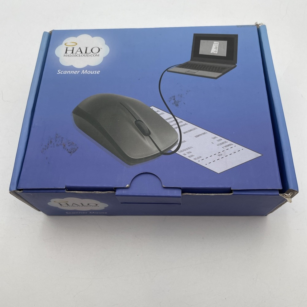 Halo Scanner Mouse USB Photo/Document Scanner & Laser Mouse Software Manual NEW